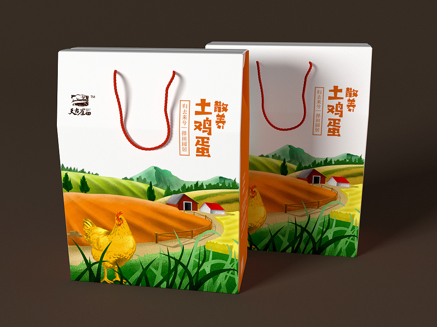 土雞蛋手提袋